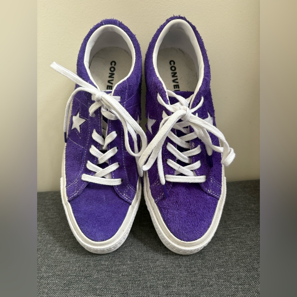 Converse One Star Pro Sneaker - Purple Suede!